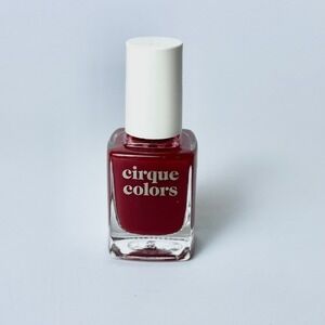 Cirque Colors Nail Polish Lucky Jelly Deep Red Jelly Finish 037 Fl Oz 11ml